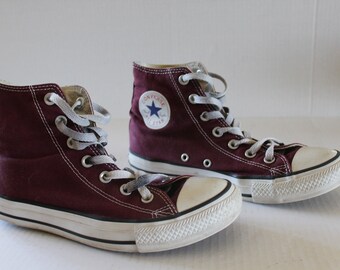 white converse high tops used