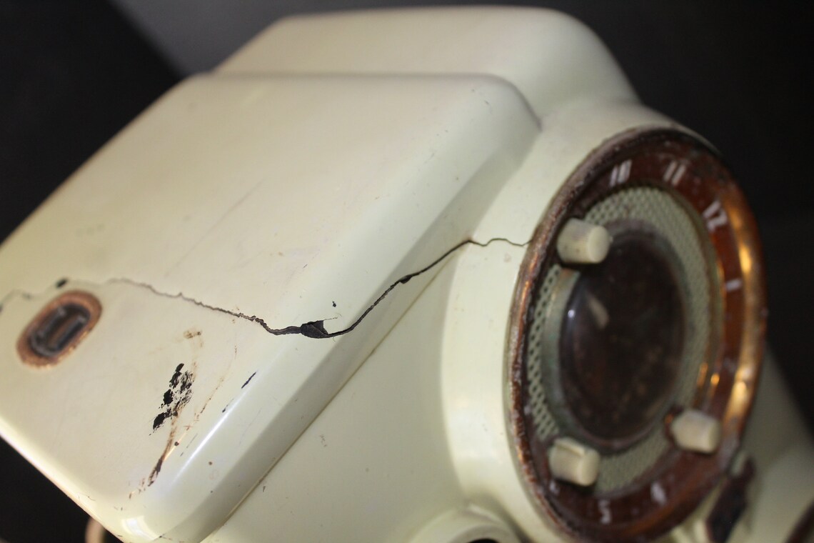 1950s Crosley D 25 CE Radio Tubes Light up Just Hums / Cracked Etsy