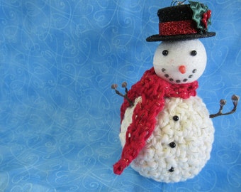 Little Snowman  Crochet PDF Pattern