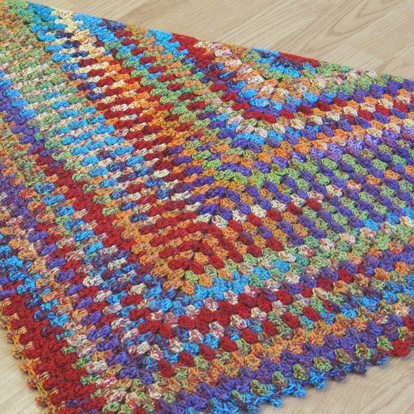 Premier Garden Shawl - Triangle Shawl PDF PATTERN  Crocheted Shawl Pattern