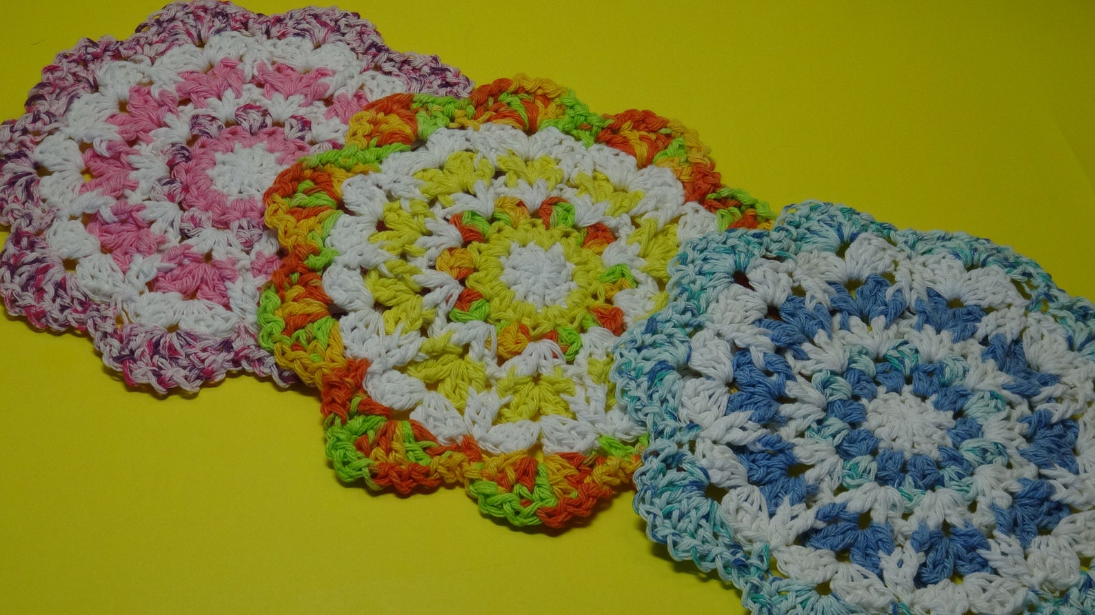 EASY CROCHET Shell Dishcloth Pattern PDF Etsy