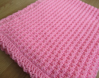 One Skein Little Angel Baby Blanket  Crochet Pattern Download - Uses one  14 ounce skein of yarn