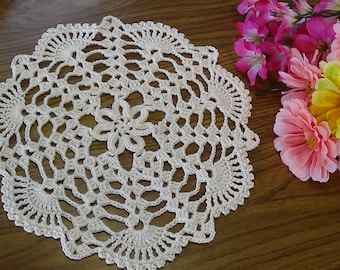 Crochet Easter Fanfare Doily Pattern PDF