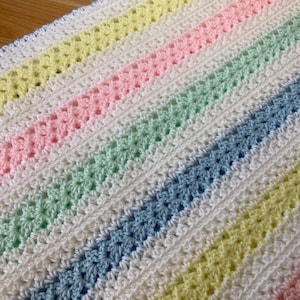 CROCHET Sweetie Pie Baby Blanket PDF Pattern