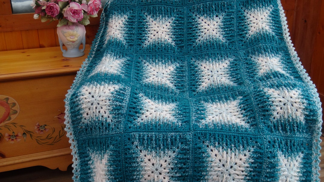 Crochet Mosaic Magic Afghan Pattern Download - Etsy