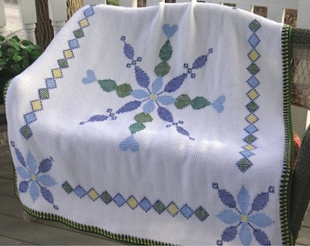 Beautiful Crochet Kaleidoscope Afghan Pattern PDF