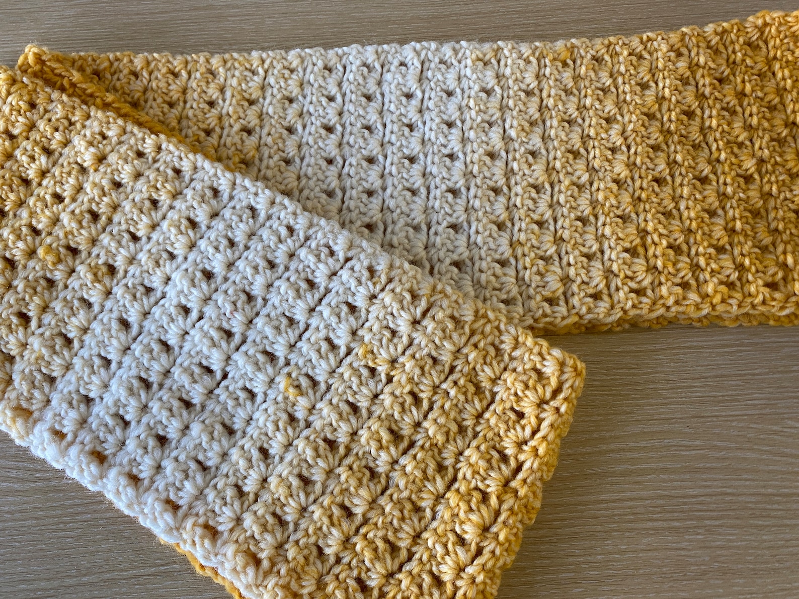 Super Easy Crochet Butterscotch Parquet Scarf Pattern Download - Etsy