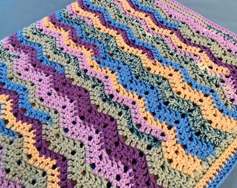 Waves Baby Blanket Crochet Pattern Download