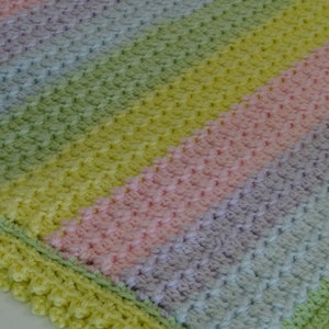 Lollipop Baby Afghan / Blanket Crochet Pattern PDF