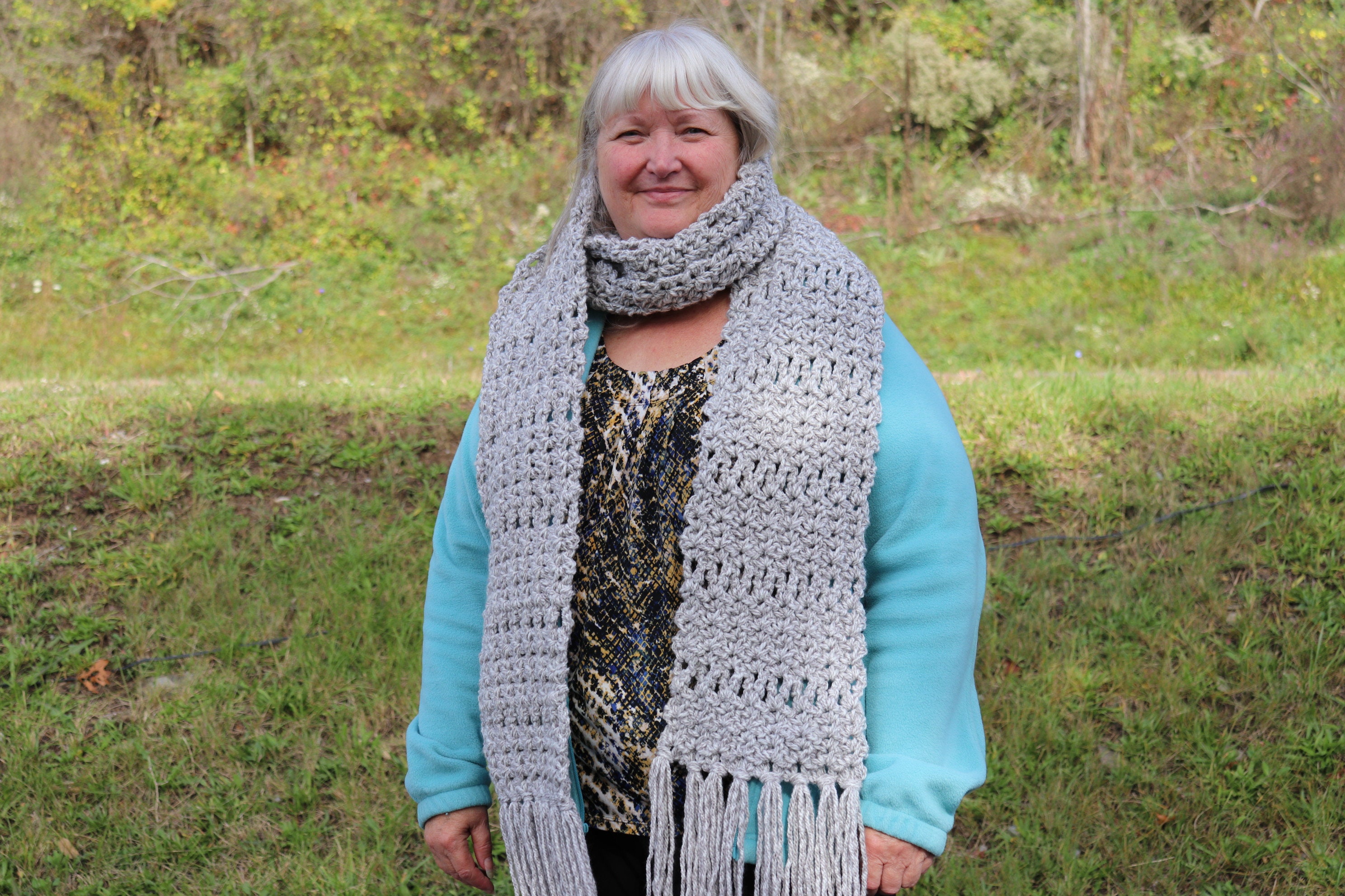 One Day Chunky Scarf - Crochet Pattern Download - Etsy