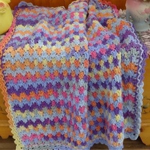 Cute and Cozy Baby Afghan / Blanket Pattern PDF