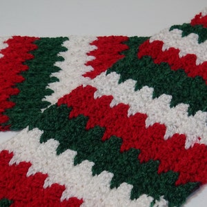 Holiday Crochet Scarf PDF Pattern