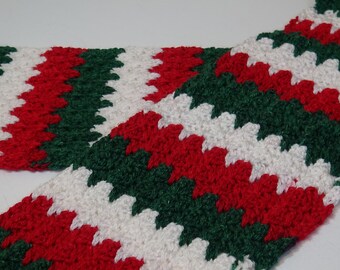 Holiday Crochet Scarf PDF Pattern