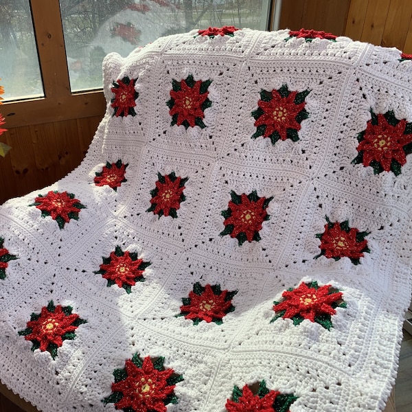 Holiday Christmas Blanket/ Afghan 2023 Crochet Pattern Download