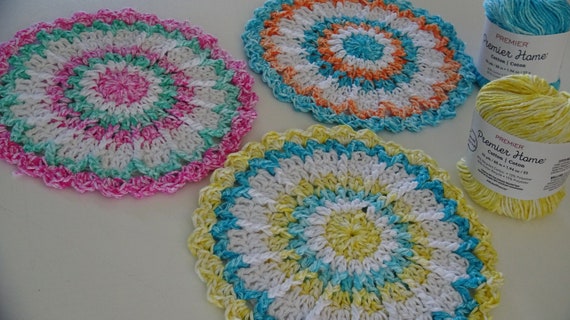 Super Easy Splash Dishcloth PDF Pattern