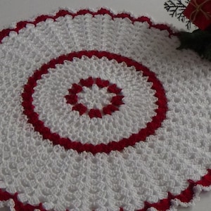 Easy Crochet Christmas Lace Doily Pattern PDF