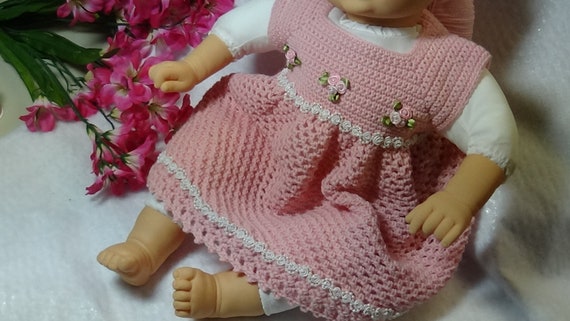 crochet little sweetie dress Crochet My Little Sweetie Baby Dress Pattern PDF in 3 Different Sizes Newborn, 3 Months and 6 Months