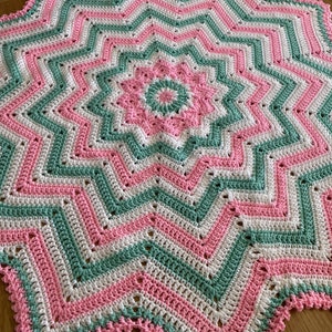 Babys erste Weihnachtsstern-Decke PDF download Pattern