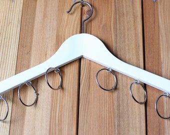 Infinity Scarf Hanger, Scarf Hanger, Accessory Wooden Hanger and Organizer