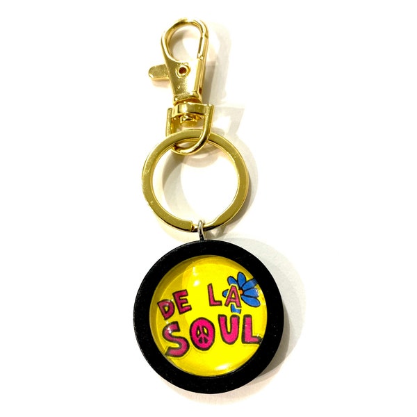 De La Soul keyring // Gift for him // Gift for her // hip hop // golden era // native tongues // jazz // jewellery trends // keychain