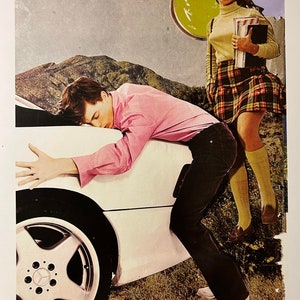 surrealist vintage collage print // art // collage // surrealist art // gift for her // gift for him // collage