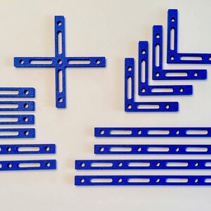 15 Piece 3D Printed Fixture and Fence Set For Laser Engraving