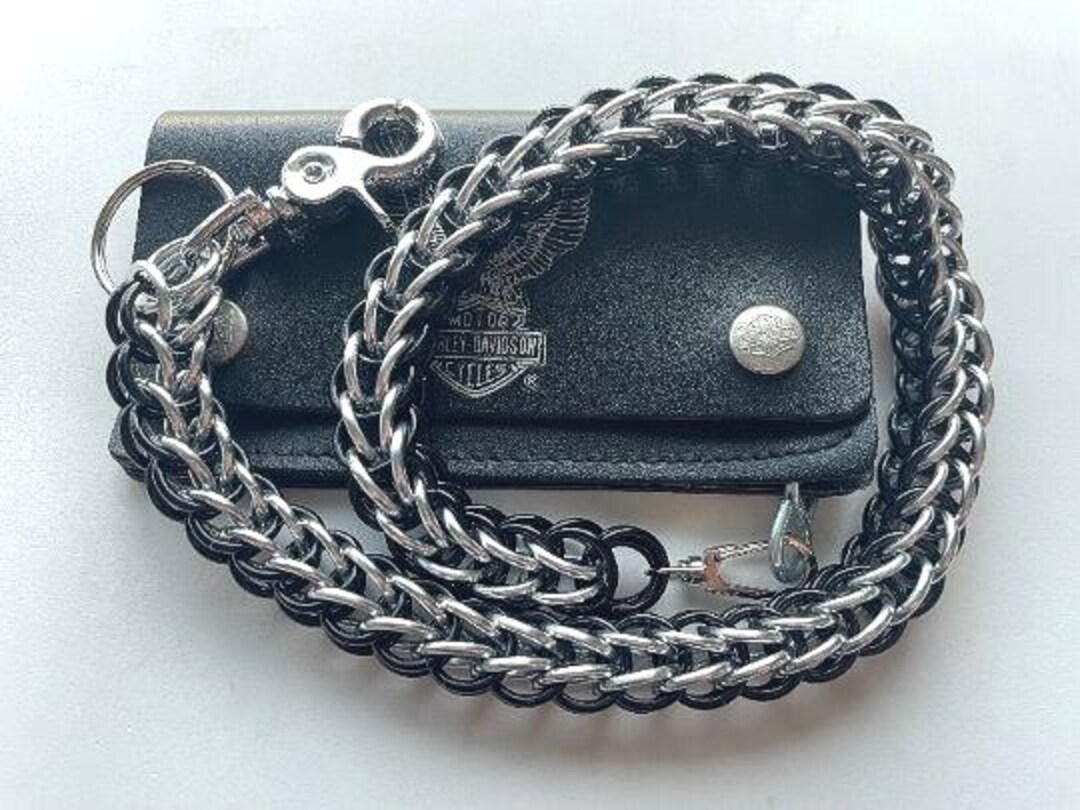 Wallet Metal Chain Wallet Chain, Anodized Aluminum Large Full Persian Wallet Chain, Wallet ...