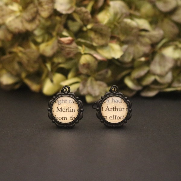 Arthur ~ Merlin Earrings ~ Knights Of The Round Table ~ Camelot ~ King Arthur ~