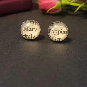 Mary Poppins Earrings ~ P.L. Travers ~ Mary Poppins In The Park ~ Supercalifragilisticexpialidocious ~