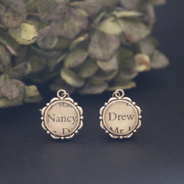 Nancy Drew Earrings ~ Carolyn Keene ~