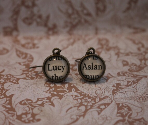 Aslan Lucy Earrings The Lion The Witch And The Wardrobe Etsy