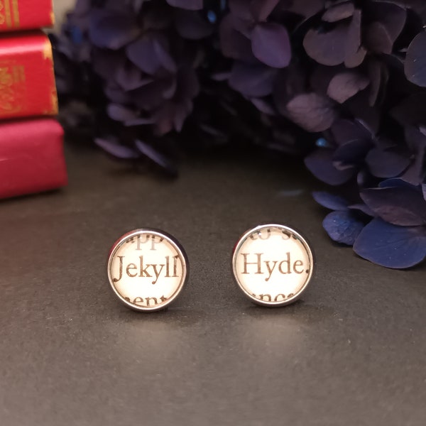 Jekyll ~  Hyde Earrings ~ Dr Jekyll and Mr Hyde ~ Robert Louis Stevenson ~