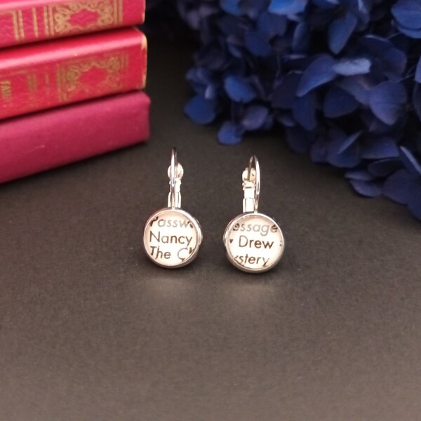 Nancy Drew Earrings ~ Carolyn Keene ~