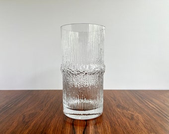 Vintage Iittala of Finland Niva Glass Vase 8" by Tapio Wirkkala