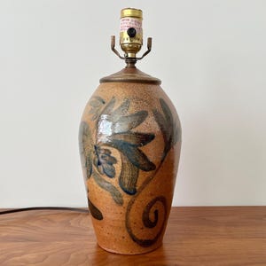 Cornwall Bridge Pottery Handmade Table Lamp by Todd Piker and Chris Giuliano