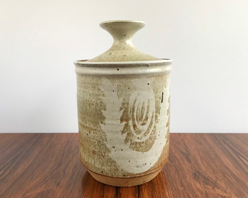 Paul Pressburger Vintage Studio Pottery Lidded Jar image 4