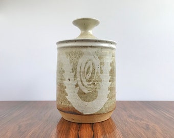 Paul Pressburger Vintage Studio Pottery Lidded Jar
