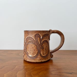 Vintage Frank Massarella Studio Pottery Coffee Mug: Handmade Stoneware from Ojai, California