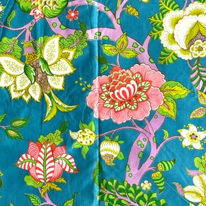 Vintage 1960's Bloomcraft Chambord Selection Mod Floral Fabric 5.5 yards image 1