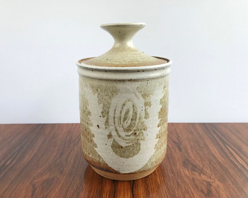 Paul Pressburger Vintage Studio Pottery Lidded Jar image 2