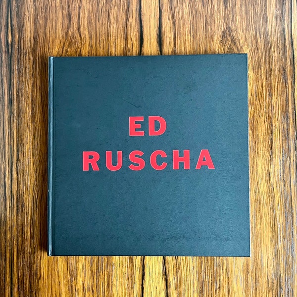 1987 Ed Ruscha Art Exhibition Book from Robert Miller Gallery, NY