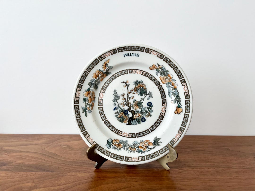 Pullan Tree Pullman Company Railroad Indian Tree Plate 6 7/8