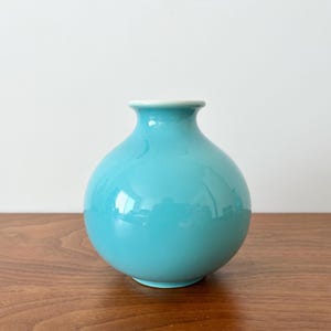 Franciscan Gladding McBean California Pottery 1930's Turquoise Vase