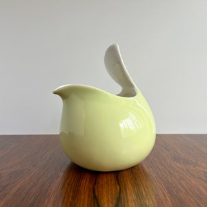 Red Wing Town and Country Pitcher in Chartreuse by Eva Zeisel image 3