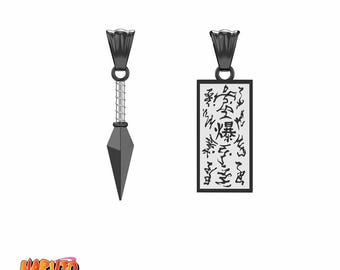 Naruto™ Paper Bomb Kunai Pendant