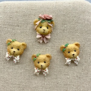 Orecchini a forma di orsetto natalizio Vintage Cherished Teddy Teddy Bear: gioielli nostalgici del 1995 - SPEDIZIONE GRATUITA