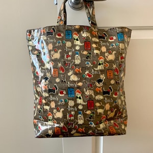 HARRODS Pet Shop Themed PVC Coated Cotton Tote Bag Harrods 14