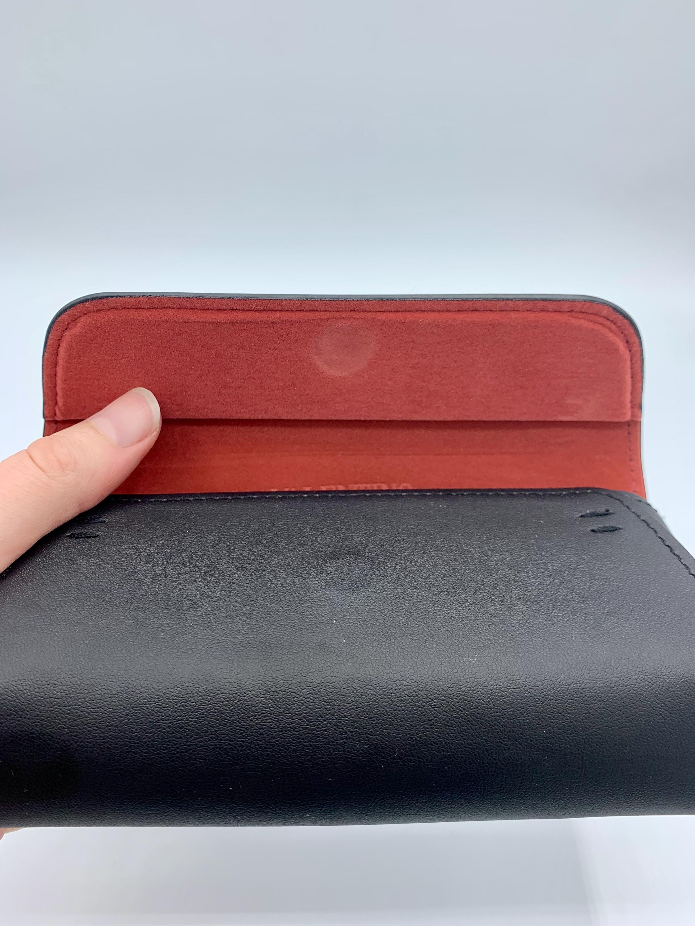 Valentino Red and Black Eyewear Case Set NEW VALENTINO Eyewear Sunglasses Case and Box ORIGINAL  main image 2