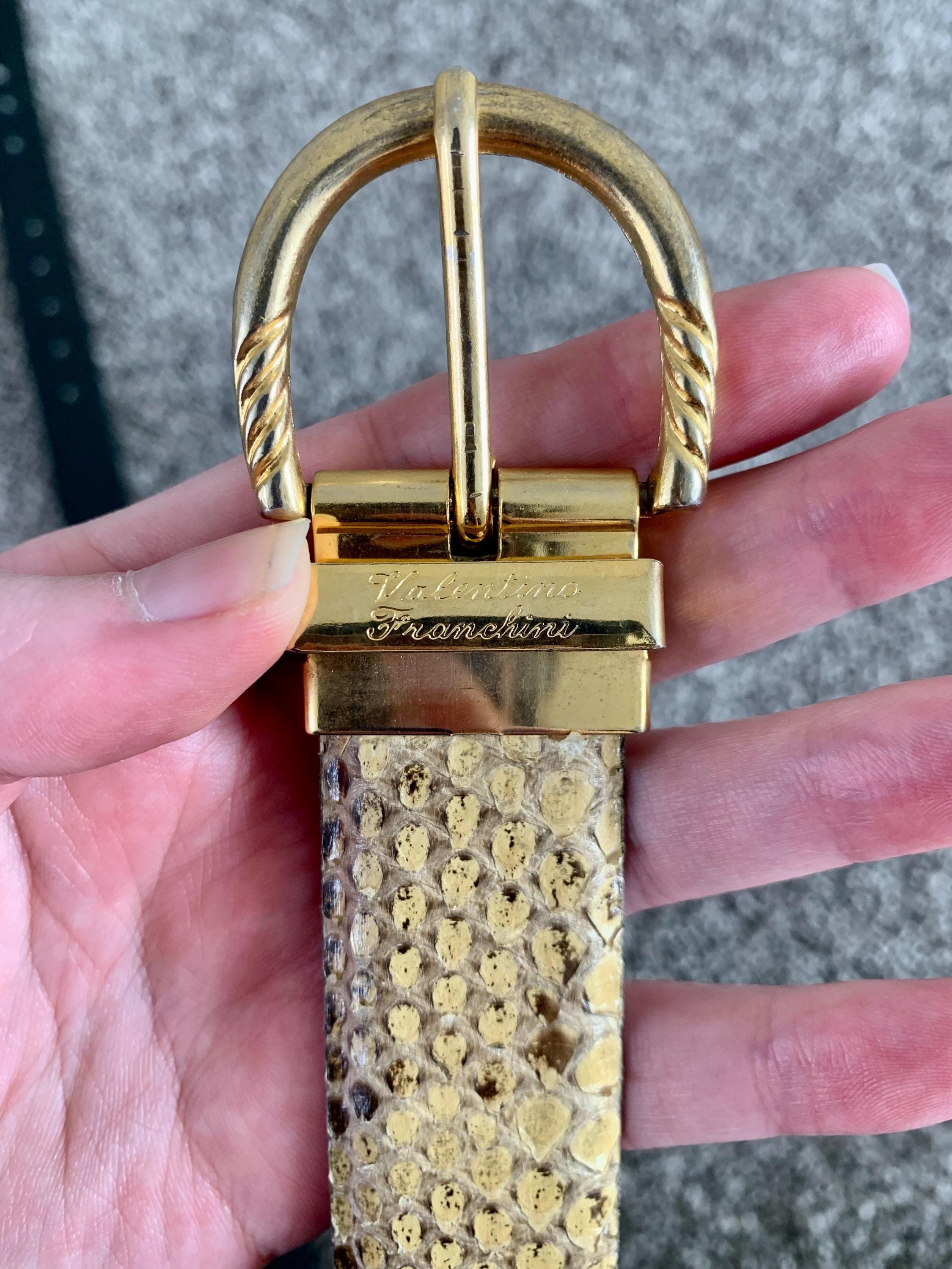VALENTINO VINTAGE ITALY製 スエードレザー×レザーベルト Valentino Italy Belt - Etsy