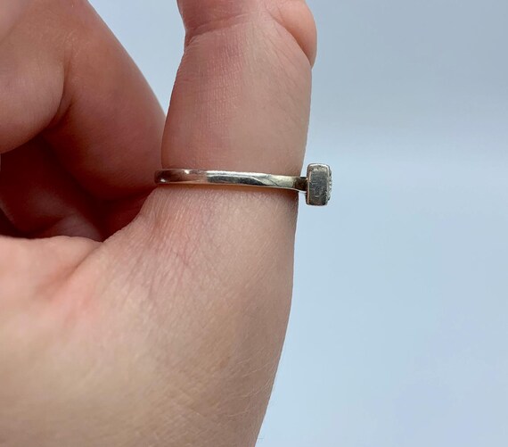 SILPADA Size 8 Spotlight Ring - Sterling Silver a… - image 2